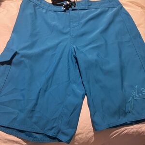 Rusty Aqua Men's Board or swim Shorts